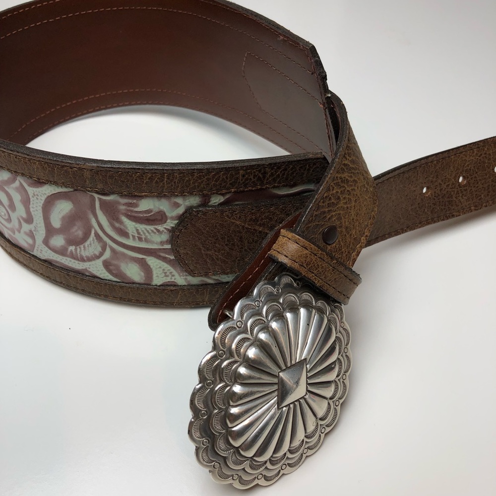 Decorative Texas Leather Belt Boho Festival